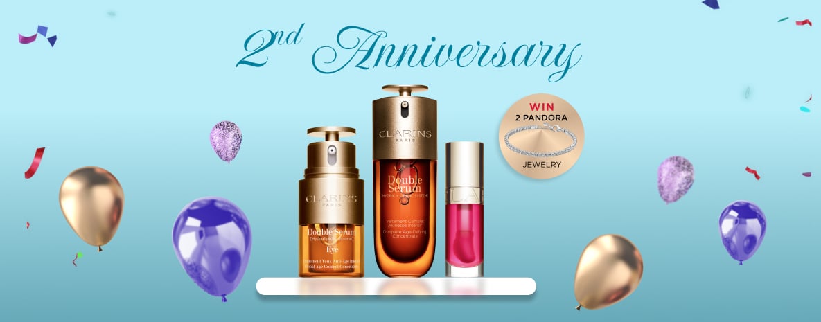 Happy 2nd Anniversary Clarins.co.id